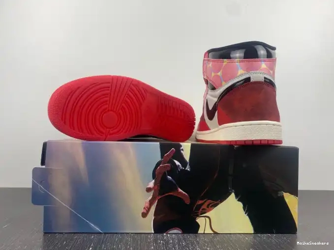 MaikeSneakers the High 1 OG Spider-Man Spider-Verse Jordan DV1748-601 Across 0402